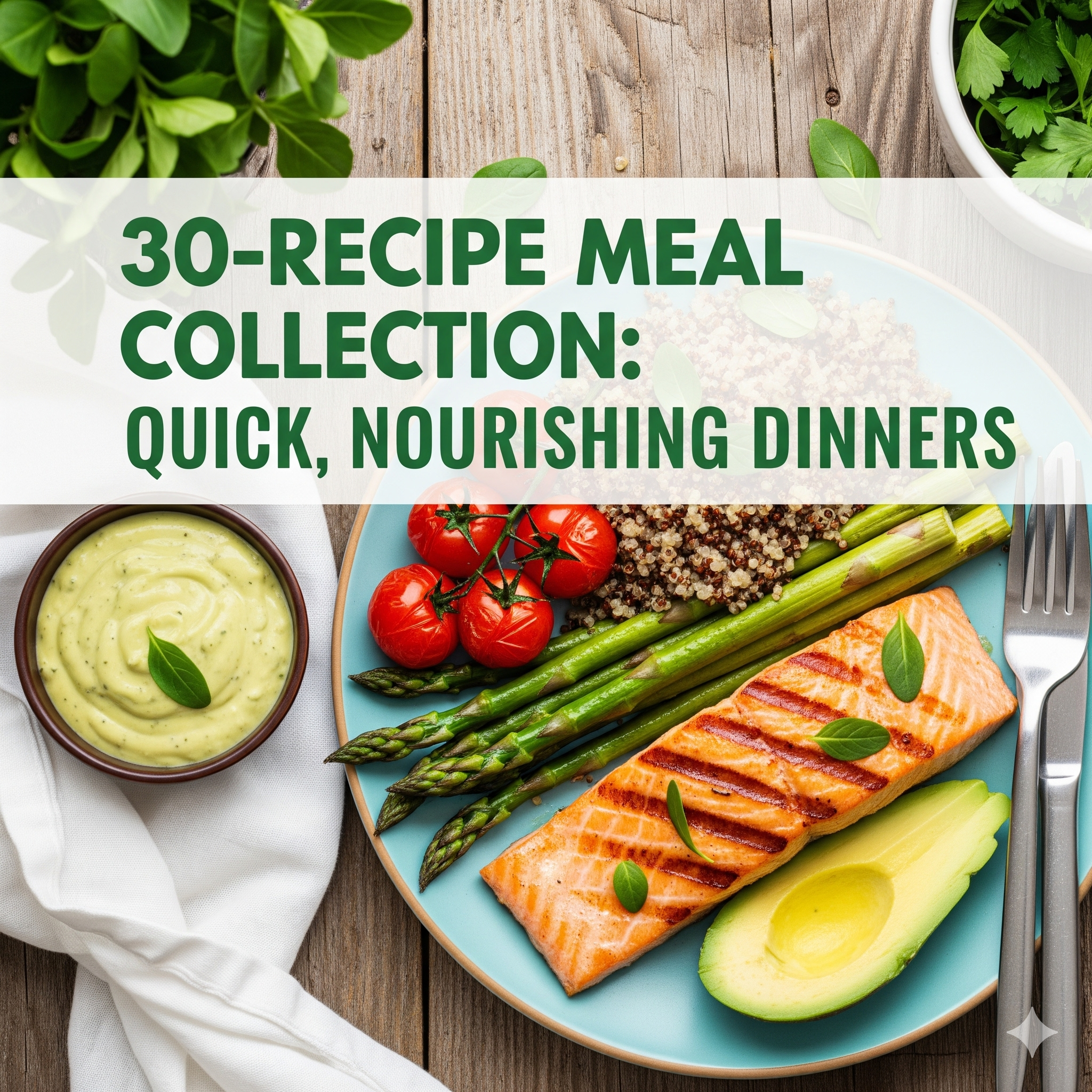30-Recipe Meal Collection: Quick, Nourishing Dinners 