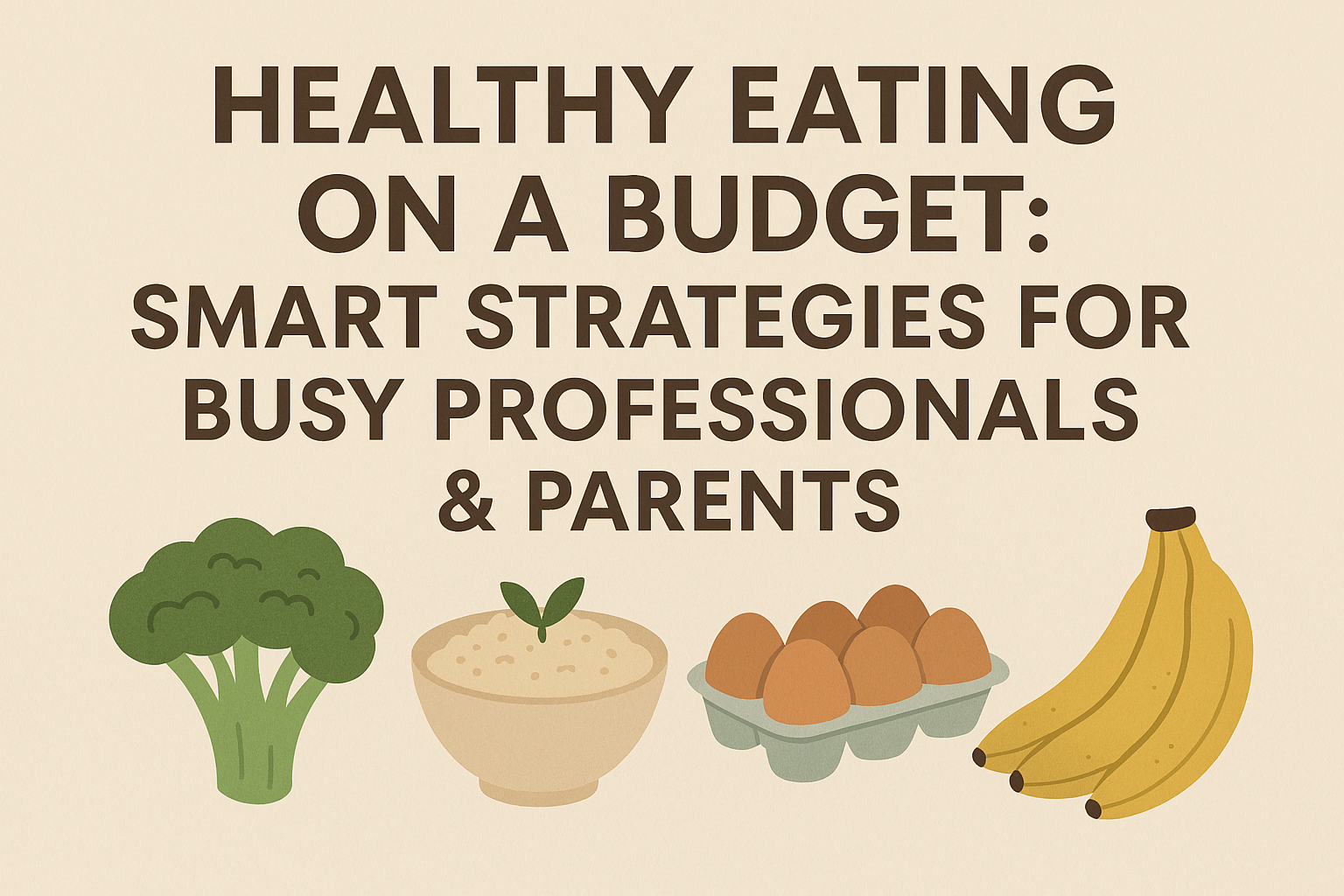 💷 Healthy Eating on a Budget — For Busy Professionals, Parents & Midlife Thrivers