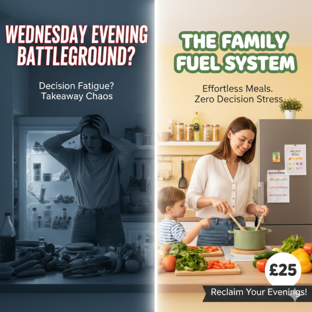 The Family Fuel System: The 30-Dinner Solution & Weekly Roadmap 